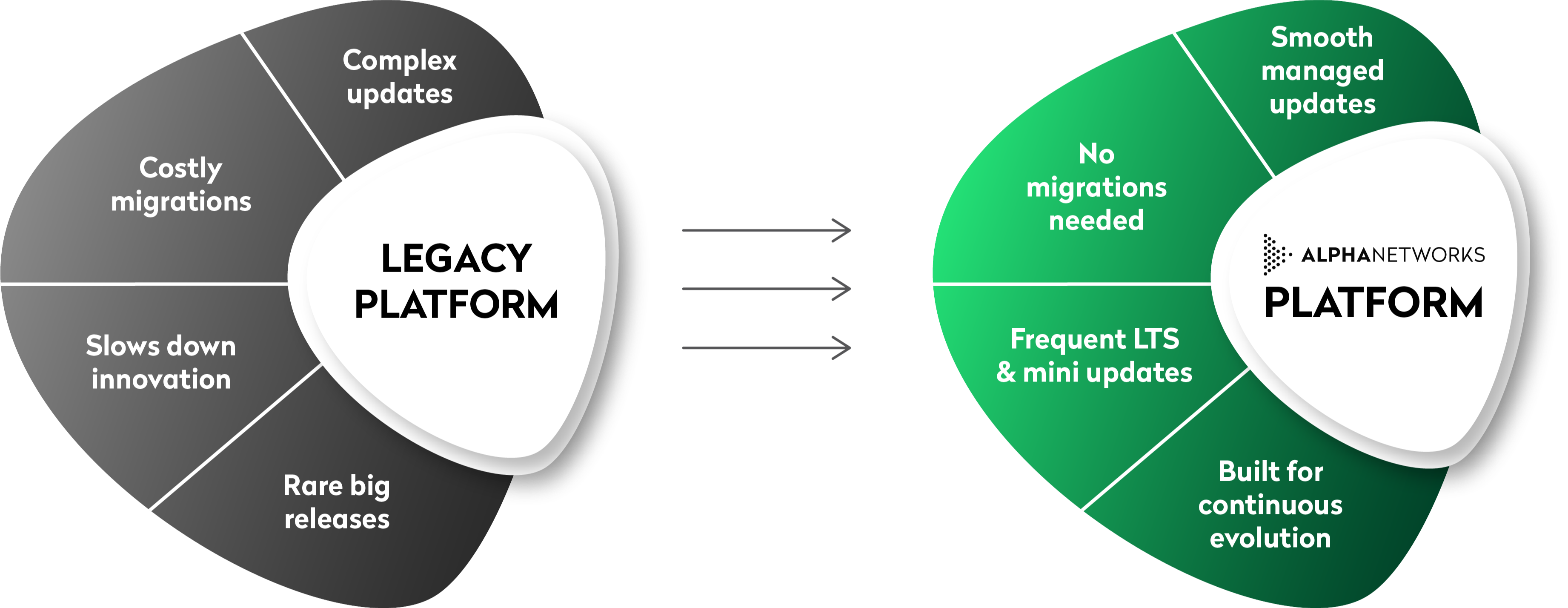 Legacy System VS Modern System: Alpha Networks' LTS Product Release Approach 